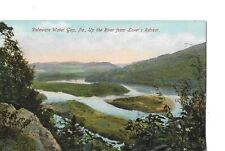 DELAWARE WATER GAP, PENNSYLVANIA, UP THE RIVER  FROM LOVER'S RETREAT. 1920'S? picture