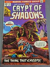 Crypt of Shadows #14 (Nov 1974, Marvel) Horror Comics VG+ The Thing That Creeps picture