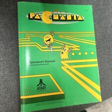 Atari PAC-MANIA Arcade Video Game Manual - good used original picture