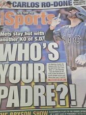 WHOS YOUR PADRE JD MARTINEZ POWERS METS WIN NY POST NEWS 6/16 2024 picture