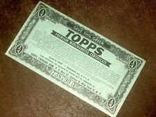Vintage 1949-1951 Topps Chewing Gum Retailer’s Premium Certificate, Prizes picture