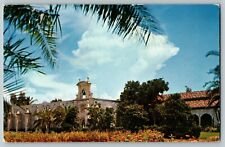 VTG William Randolph Hearst Ancient Spanish Monastery in Miami Florida Postcard  picture