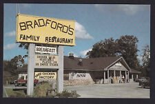 Florida-FL-Starke-Fried Chicken Factory-Bradford's Family Restaurant-Postcard picture