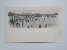 VIntage Postcard Panoramic View of Atlantic City New Jersey NJ Bathers At Beach  picture