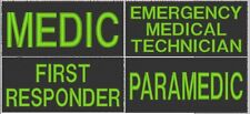 Large Panel Medic Identifier Morale Patch NHS Paramedic Rank ID Hook Backed picture