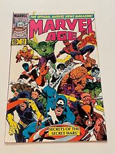 MARVEL AGE #12 Preview Sketch of Black Suit Spider-Man VF+ picture