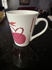 Starbucks 2016 Valentine’s Day Coffee Cup Mug Red Hearts Ceramic 12 oz  picture