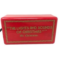 VTG Mr Christmas The Lights & Sounds of Christmas Model 121 Music SEE VIDEO 1981 picture