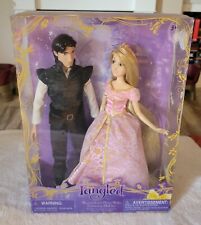 Disney Store Tangled Rapunzel and Flynn Rider Celebration doll Set 12” HTF picture