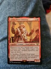 MTG Gloin Dwarf emissary  rare  Lord of the rings   picture