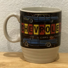 CHEVROLET GM LICENSED OPEN ROAD BRANDS CARS AND TRUCKS COFFEE MUG CUP picture