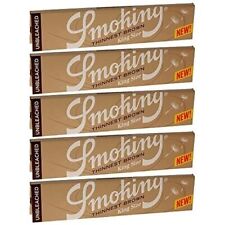 Smoking Thinnest Brown King Size Cigarette Rolling Paper - Pack of 5 picture
