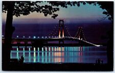 Postcard - The Mackinac Bridge, Mackinaw City, Michigan, USA, North America picture