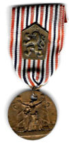 Original Czechoslovakia WWII War Commemorative Medal 1939 Token Czech German picture