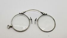 Antique 14K GOLD & STERLING SILVER FOLD-UP GLASSES picture