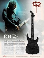 ESP GUITARS - KIRK HAMMETT of METALLICA  - 2007 Print Ad picture