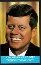 Postcard 35th US President John Fitzgerald Kennedy JFK United States picture