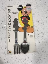 Vintage Walt Disney Mickey & Minnie Mouse Stainless Steel Fork & Spoon by Bonny picture