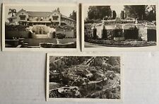 THREE ca.1940's Bel Air, Calif. Photos of ATWATER-KENT House, Gate, Aerial RPPCs picture