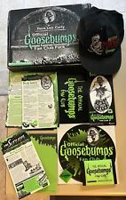 Rare Official Curly  Goosebumps Fan Club Pack 1996 Box W/ Wallet Stationary Hat picture