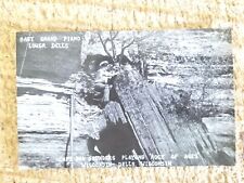 CAPT DON SAUNDERS PLAYING ROCK OF AGES,WISCONSIN DELLS.REAL PHOTO POSTCARD RPPC* picture