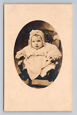 c1910-1924 RPPC Postcard Baby Portrait Sitting in Chair Artura picture