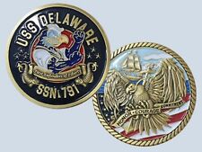 NAVY USS DELAWARE SSN-791 SUBMARINE COMMEMORATIVE CHALLENGE COIN picture