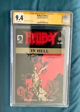 SIGNED MIKE MIGNOLA 9.4 CGC SS Hellboy in Hell 2 autographed batman Dracula 1 3 picture