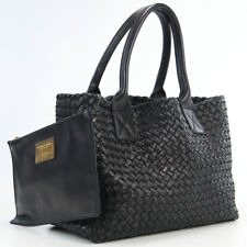 Used Bottega Veneta Intrecciato Tote Bag Leather Brand 141498 V9131 10 Rank A Us picture