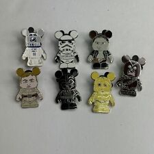 Disney Pin 2010 STAR WARS Mickey Mouse Ears Han Solo Darth Vader R2-D2 Lot picture