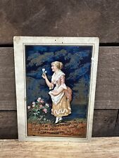 Antique Victorian Trade Card “Fleming Bros” Liver Pills Pittsburgh, PA picture