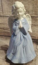 VTG Musical Pottery Angel Pray Figurine Berman & Anderson Japan Music Box  picture