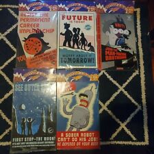 Futurama Tin Metal Sign, Work While Bent, See outer space, Bender Rocket USA picture