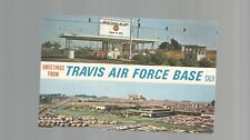 GREETINGS FROM TRAVIS AIR FORCE BASE, CA POSTCARD picture