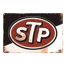 STP Motor Oil Company Vintage Novelty Metal Sign 8