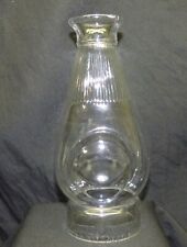 Antique Flat Sided Oil Lamp Glass Chimney Patent 1868 Fire Proof B Sweeney picture