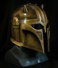 Medieval Helmet Mandalorian Antique Finish Star Wars Armorer Series Fett Boba picture