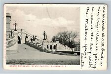 Albany NY-New York, State Capitol Building, Grand Entrance Vintage Postcard picture