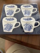 Tea Bag Coaster Holder Tidy Lot Spode China Blue White Porcelain New Sealed Gift picture