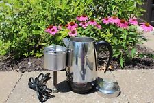 VTG FARBERWARE Superfast Automatic 8 Cup Coffee Percolator #138 B Heats Up Clean picture