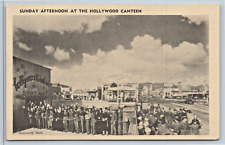 Postcard Sunday Afternoon at the Hollywood Canteen for Service Men California picture
