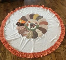 Vintage Thanksgiving Turkey Quilted Round 62