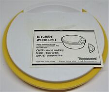 Vintage 1986 Tupperware Kitchen Work Unit - Chop, Slice, Grate, No Bowl. picture