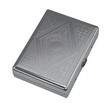 Metal Cigarette Case for Regular,King and 100's Size,Holds 20, Portable Double S picture
