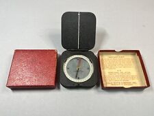 Vintage 1950s David White Instruments 3” Surveying Field Compass Milwaukee WI picture