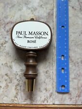 Vintage Paul Masson Burgundy Wine Wooden Tap Handle picture