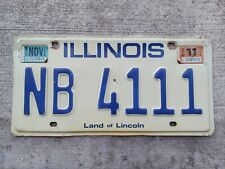 1985 Illinois IL License Plate NB 4111 picture