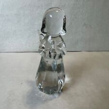 Clear Glass Angel Two's Company Little 2386C Hand Blown Art Glass Christmas 6