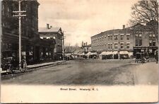 Postcard Broad Street in Westerly, Rhode Island picture
