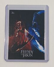 Freddy Vs. Jason Limited Edition Artist Signed “Horror Icons” Trading Card 2/10 picture